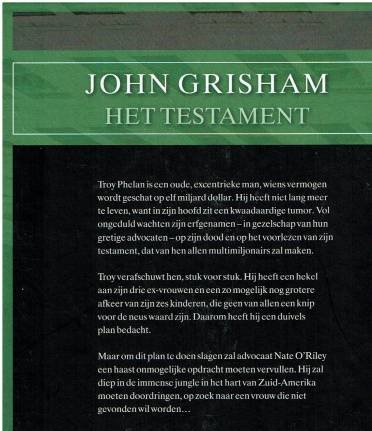John Grisham - Het testament - Afbeelding 2