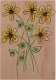 Houten stempel Long-Stemmed Posies Sketch van Hero Arts. - 1 - Thumbnail