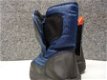 Stoere Snowboots (klitband) Navy/Zwart maat 24 - 3 - Thumbnail