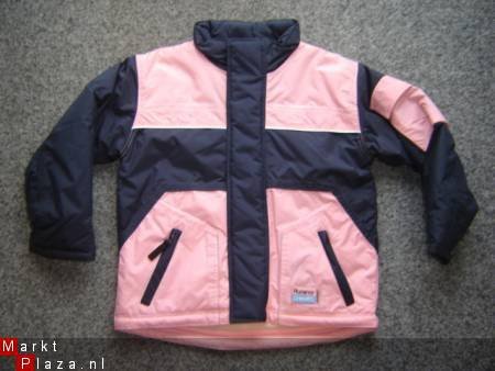 Nieuw Rucanor Ski Jack maat 128 (Marine/Roze) * - 5