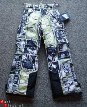 Nieuwe Ski broek allover geprint maat 116* - 6