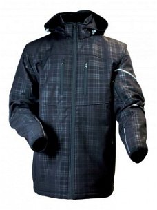 Heren Soft shell winterjas Santini  maat XXL*