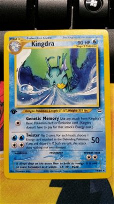 Kingdra  19/64 Holo 1ste editie Neo Revelations nm