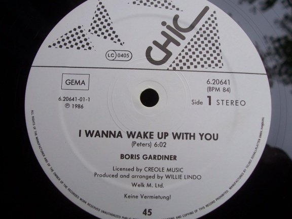 BORIS GARDINER I WANNA WAKE UP WITH YOU DOOS 3 - Afbeelding 2