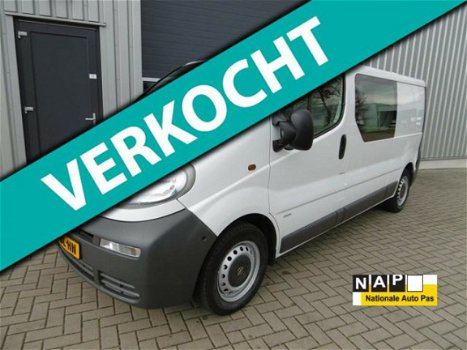 Opel Vivaro - 1.9 DI L2 H1 Dubbele Cabine Trekhaak - 1