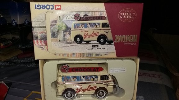 1:43 Corgi EX70617 Peugeot D3A Poulain Chocolade limited edition - 1