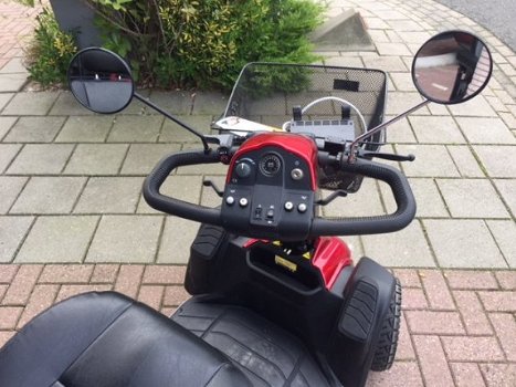 Scootmobiel Hurricane 30 Red 4 wiel / stabiel - 3