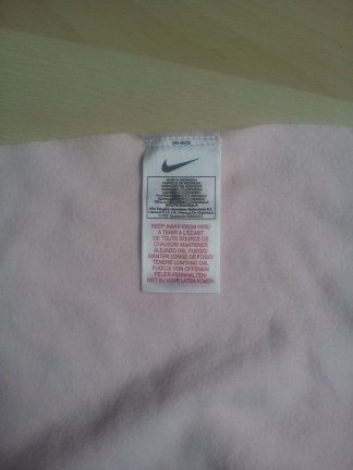 + 826 NIKE Knuffeldoekje roze Nieuw - Afbeelding 2