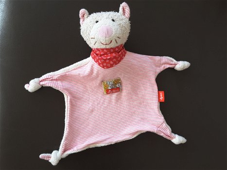 +1451 Sigikid Poes Knuffeldoek doudou kuscheltuch R - 1