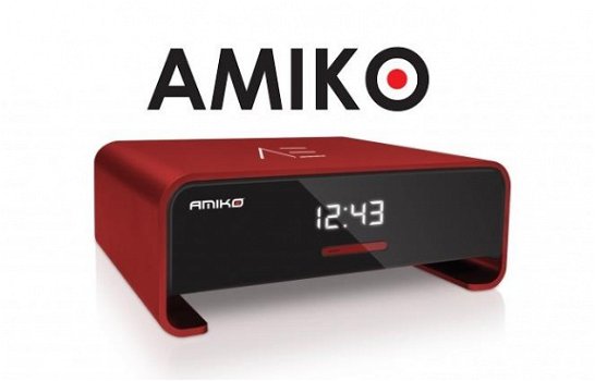 Amiko A3, satelliet en multimedia ontvanger, rood - 1