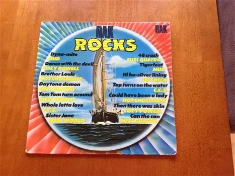 Vinyl Various ‎– RAK Rocks - 0