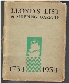 Lloyd's list & shipping gazette 1734-1934