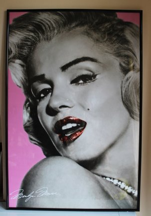 Ingelijste poster Marilyn Monroe - nr. 1