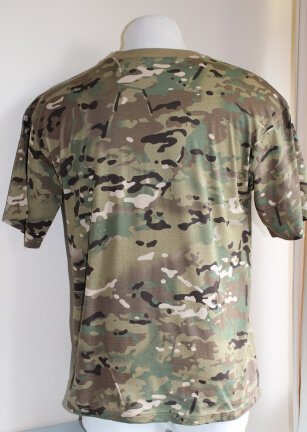 Tshirt met camouflage/leger print - maat M - Afbeelding 2