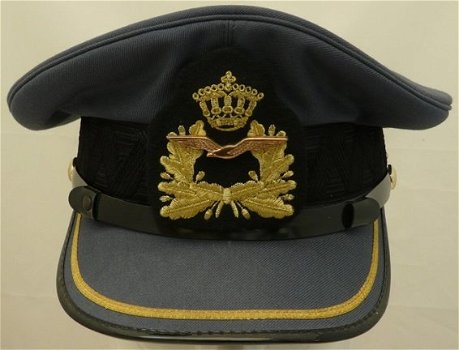 Pet, Uniform DT (Dagelijks Tenue), Officier (Maj-Lt-Kol), KLu, maat: 58, jaren'90.(Nr.3) - 0