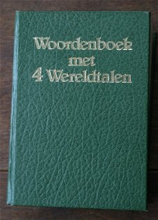 Woordenboek met 4 Wereldtalen