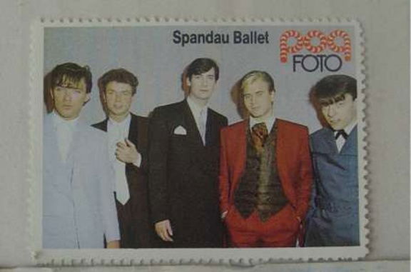 Popfoto zegel Spandau Ballet - nr. 1