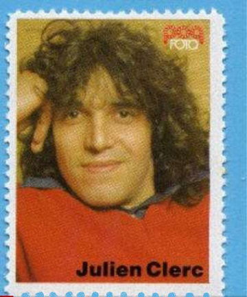 Popfoto zegel Julien Clerc - nr. 1