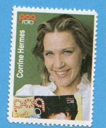 Popfoto zegel Corrine Hermes - nr. 1