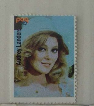 Popfoto zegel Audrey Landers - 1