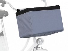 Polyester Fietsmand Voor Stuur Grijs