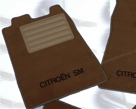 Automatten Citroen SM met Schitterend Logo - 1