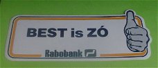 Sticker Best is ZO(rabobank)