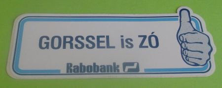 Sticker Gorsel is ZO(rabobank) - 1