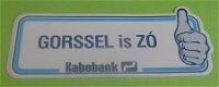 Sticker Gorsel is ZO(rabobank) - 1 - Thumbnail