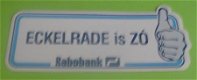 Sticker Eckelrade is ZO(rabobank) - 1 - Thumbnail