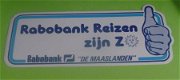 Sticker Rabobank reizen zijn ZO(rabobank) - 1 - Thumbnail