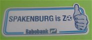 Sticker Spakenburg is ZO(rabobank) - 1 - Thumbnail
