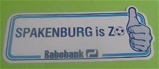 Sticker Spakenburg is ZO(rabobank)
