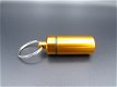 EDC tools waterdichte mini koker in goudkleur - 2 - Thumbnail