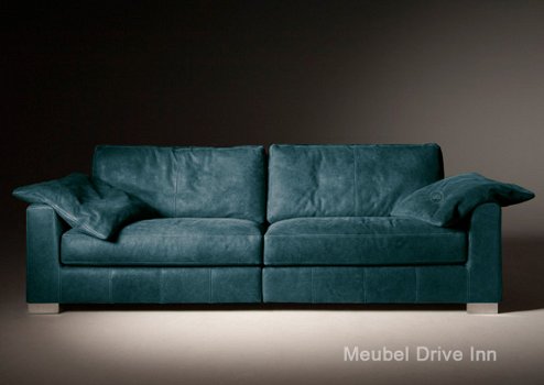 Nieuwe Lederen Bank Sofa Eldorado Africaleder l'Ancora - 2