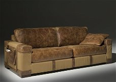 Lederen bank sofa Scotland Africaleder l'ancora collection