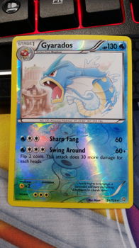 Gyarados 24/124 Rare (reverse foil) BW Dragons Exalted (kleur misprint) - 1