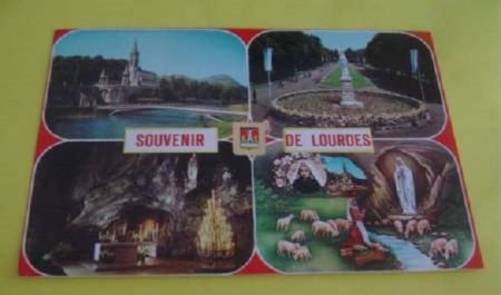 Kaart Souvenir de Lourdes - 1