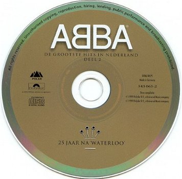 CD - Abba - 25 Jaar na Waterloo 2 - 1