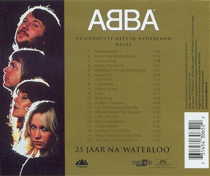 CD - Abba - 25 Jaar na Waterloo 2 - 2