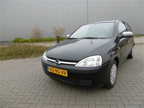 Opel Corsa - 1.2-16V Njoy Zwart Bouwjaar 2003 - 1