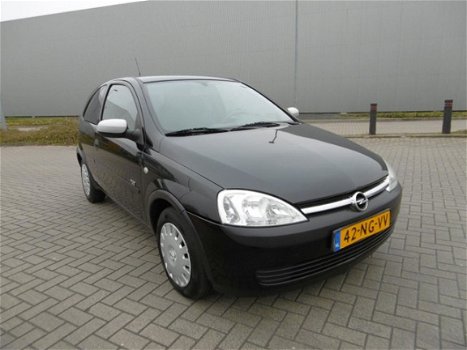 Opel Corsa - 1.2-16V Njoy Zwart Bouwjaar 2003 - 1