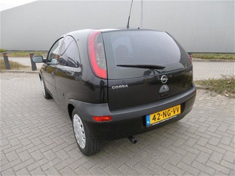 Opel Corsa - 1.2-16V Njoy Zwart Bouwjaar 2003 - 1