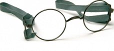 Gasmaskenbrille Size: 38, classical frame for gas mask with bands, nieuw, €39