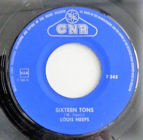 single: Louis Neefs - Sixteen Tons / Easy to do (CNR, NL, 1964) - 3