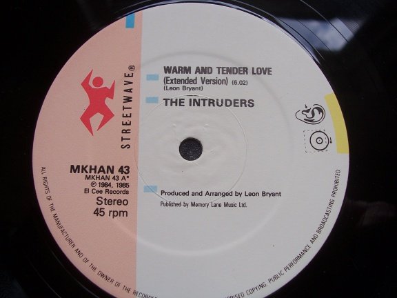 THE INTRUDERS WARM & TENDER LOVE - Afbeelding 2