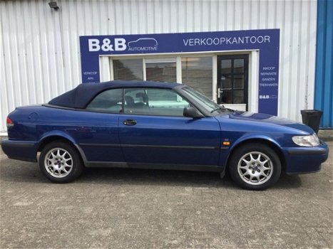 Saab 9-3 Cabrio - 2.0t SE Mooie Blauwe , wordt geleverd met nieuwe apk - 1