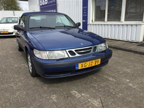 Saab 9-3 Cabrio - 2.0t SE Mooie Blauwe , wordt geleverd met nieuwe apk - 1