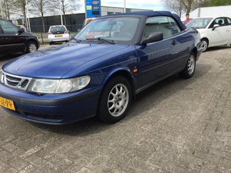 Saab 9-3 Cabrio - 2.0t SE Mooie Blauwe , wordt geleverd met nieuwe apk - 1