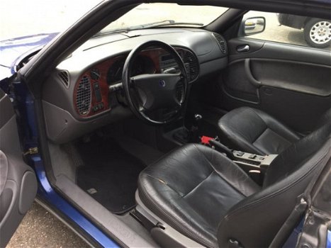 Saab 9-3 Cabrio - 2.0t SE Mooie Blauwe , wordt geleverd met nieuwe apk - 1